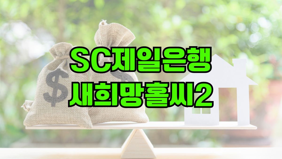 SC제일은행 새희망홀씨2